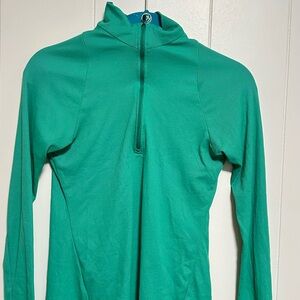 Patagonia Teal Quarter-Zip Pullover